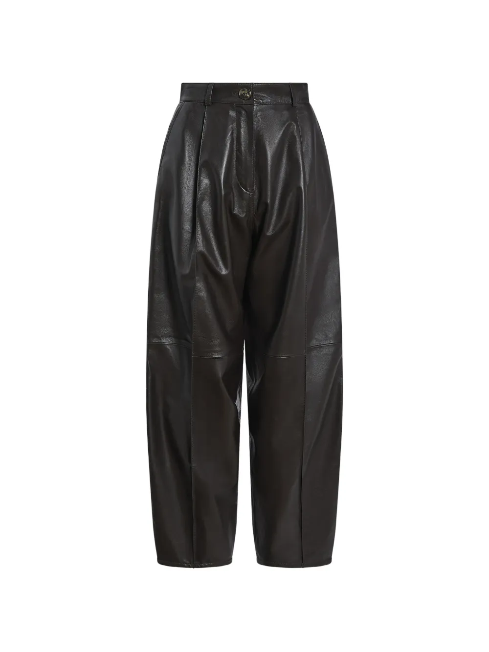 Yves Salomon leather balloon trousers
