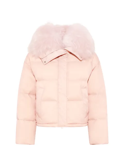 Yves Salomon shearling-trim down jacket