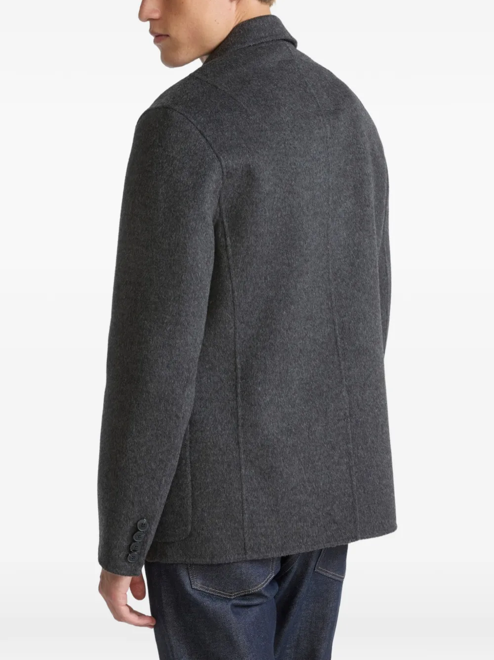 Yves Salomon Dubbelzijdige blazer Grijs
