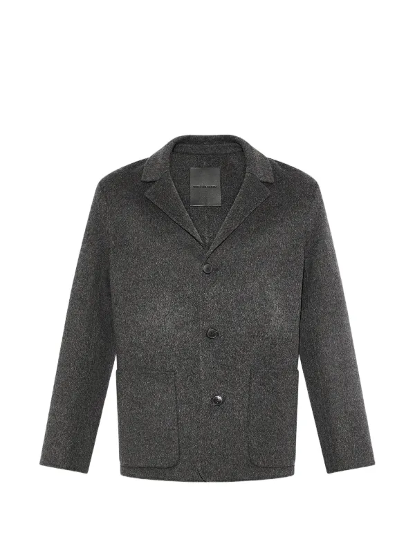 Yves Salomon Double-sided Blazer in Grey