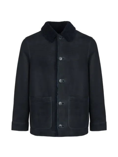 Yves Salomon shearling-lined suede jacket