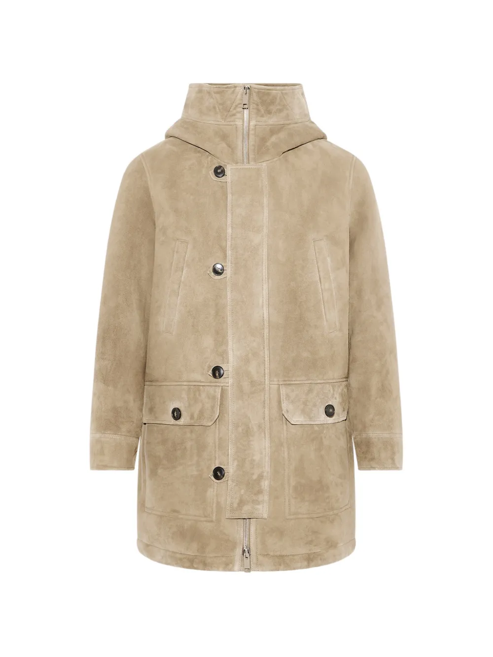 Yves Salomon shearling-lined hooded parka
