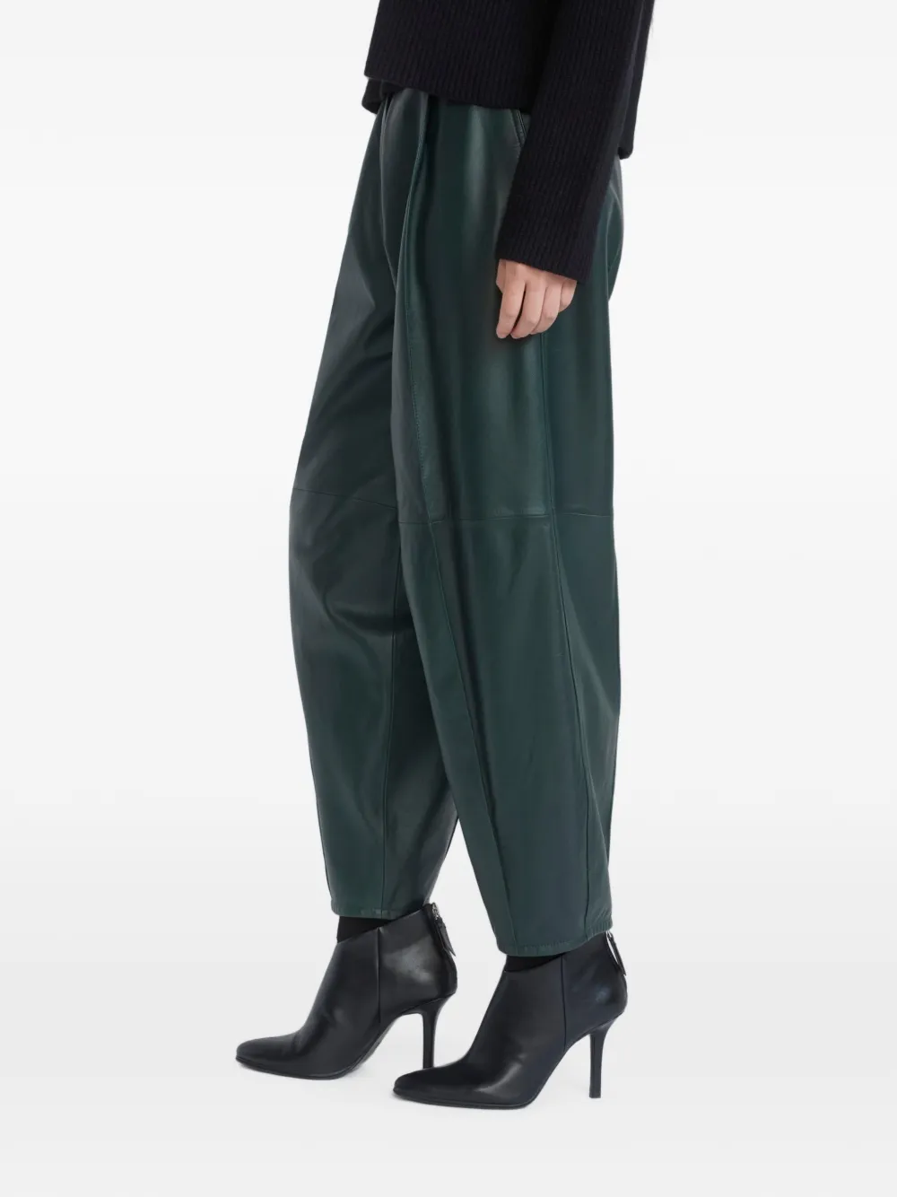 Yves Salomon Leren ballonbroek Groen