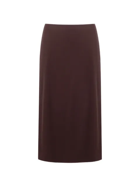 THE ARKOW Lily side-slit midi skirt