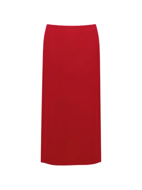 THE ARKOW Lily side-slit midi skirt