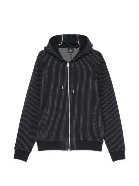 Mackage pinstriped zip-up hoodie