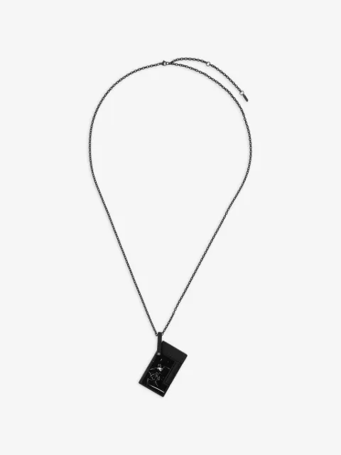 S.T. Dupont Catwoman-print lighter necklace