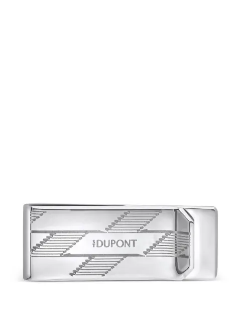 S.T. Dupont engraved logo-plaque money clip