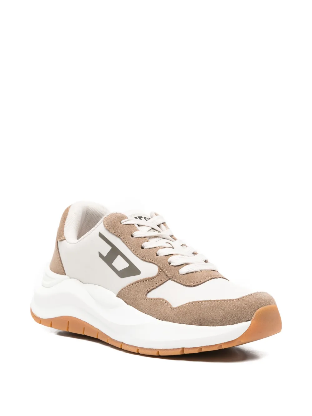 Diesel S-Speedy logo-detail panelled sneakers Beige