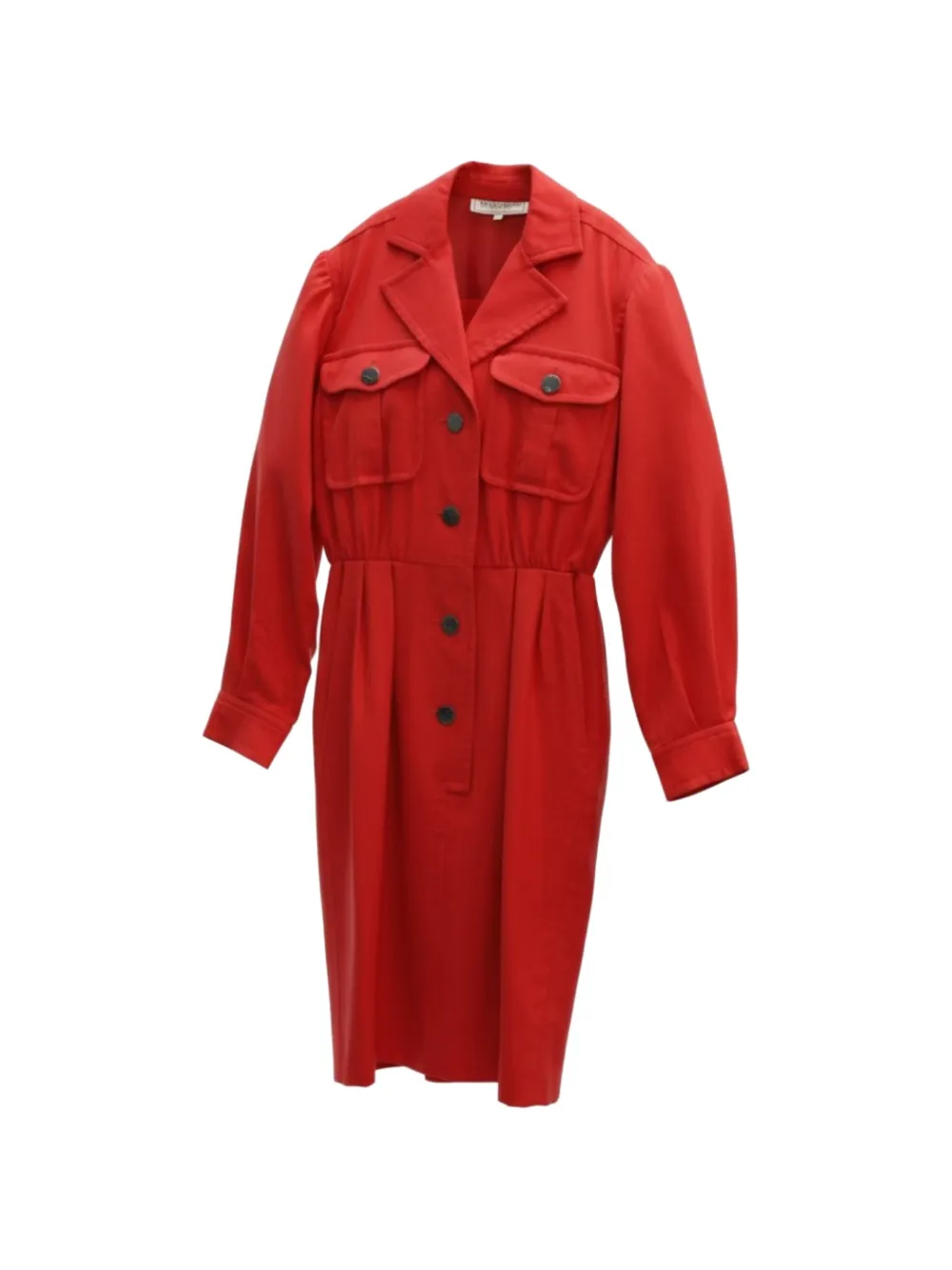 Saint Laurent Pre-Owned 1990s button-front dress - Rosso