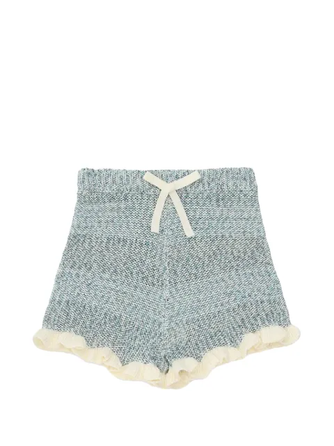 ZIMMERMANN Kids Patience ruffle-trim knitted shorts
