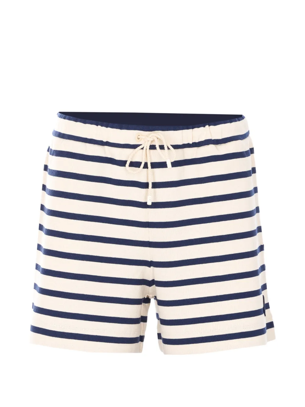 MONCLER striped knitted shorts - Weiß