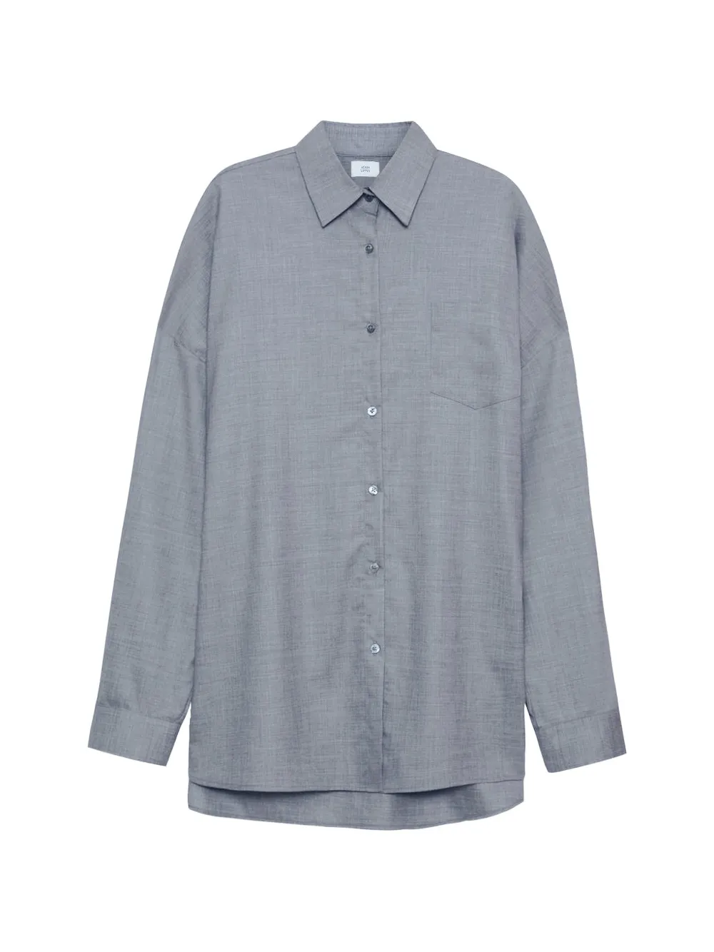 Adam Lippes chest-pocket relaxed-fit shirt - Grigio
