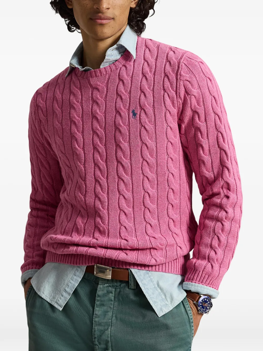 Polo Ralph Lauren Kabelgebreide trui Roze