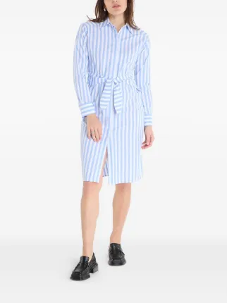 blue and white calvin klein dress Jeans Striped tie-waist Midi Shirt | skimming mini dress with thumbnails:womens-dreamer-bootie Azazie Emi Wedding Dress Size:M 6/8