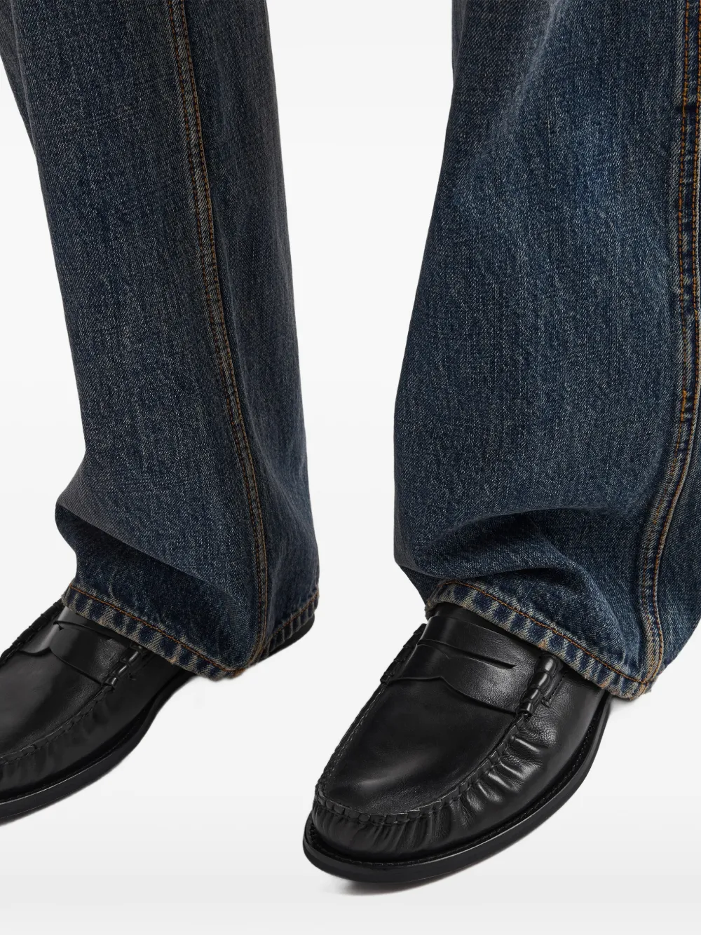 Prada Sneakers van geborsteld leer Zwart