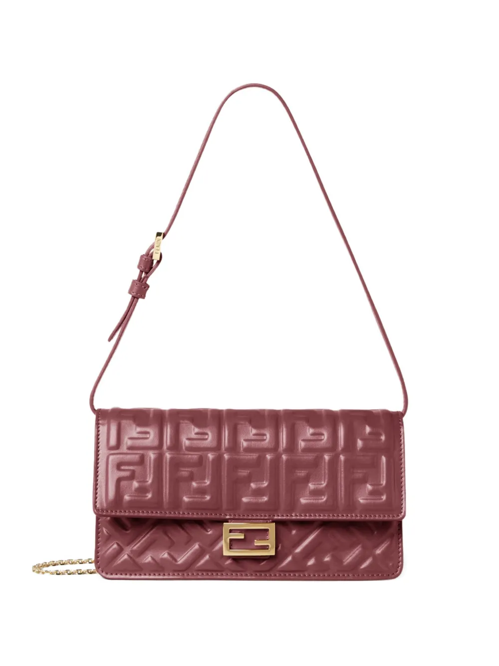 FENDI FF-embossed tote bag - Pink