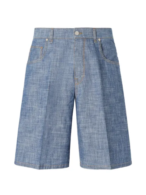 FENDI chambray bermuda shorts