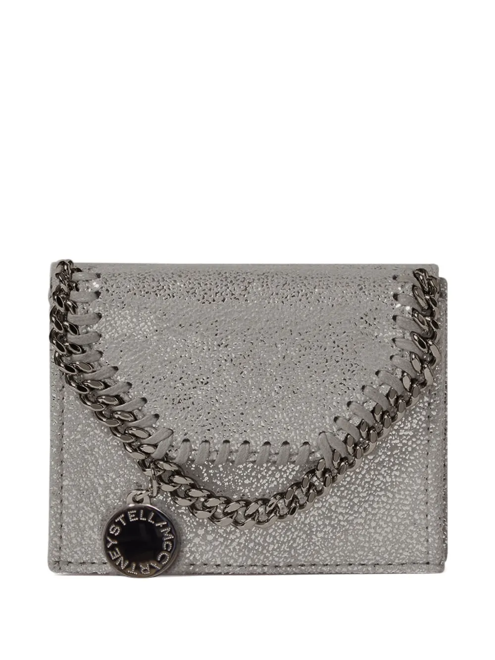 Stella McCartney Falabella tri-fold wallet - Argento