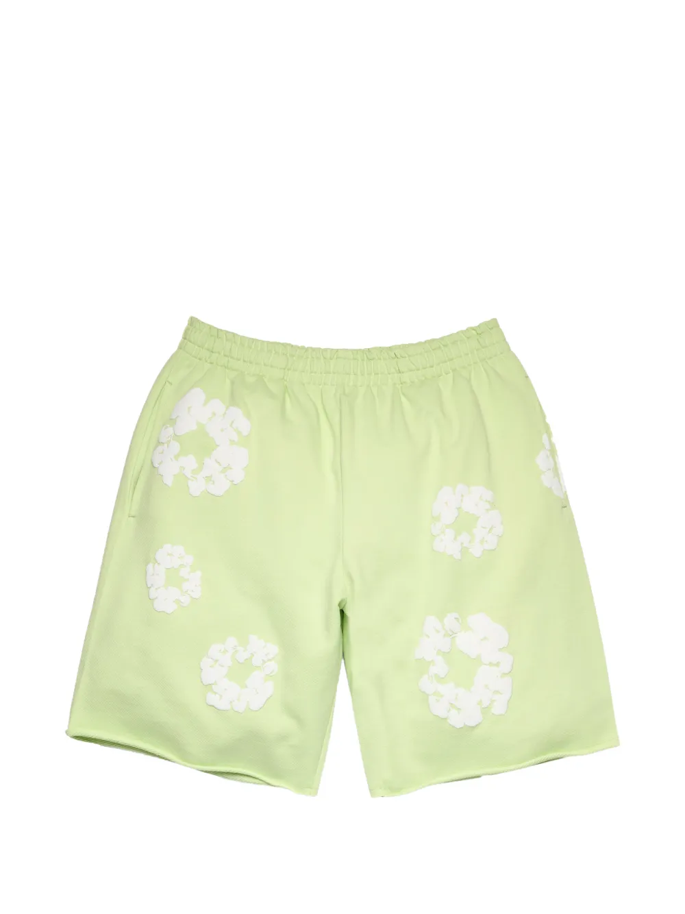 Denim Tears elastic-waistband shorts - Verde
