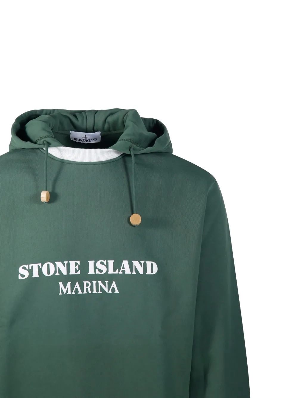 Stone Island 6100054 katoenen fleece_S.I. Marina sweater Groen