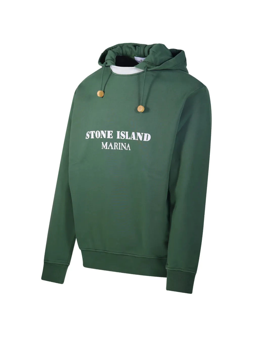 Stone Island 6100054 katoenen fleece_S.I. Marina sweater Groen
