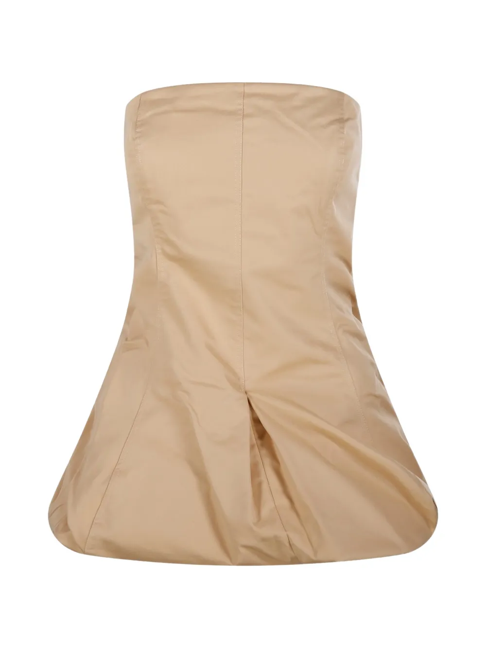 LAMRONS strapless square-neck top - Neutrals