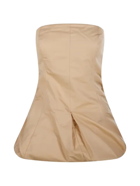 LAMRONS strapless square-neck top