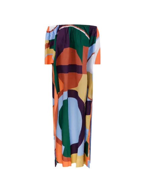 mapoésie Palao Poesie abstract-print maxi dress