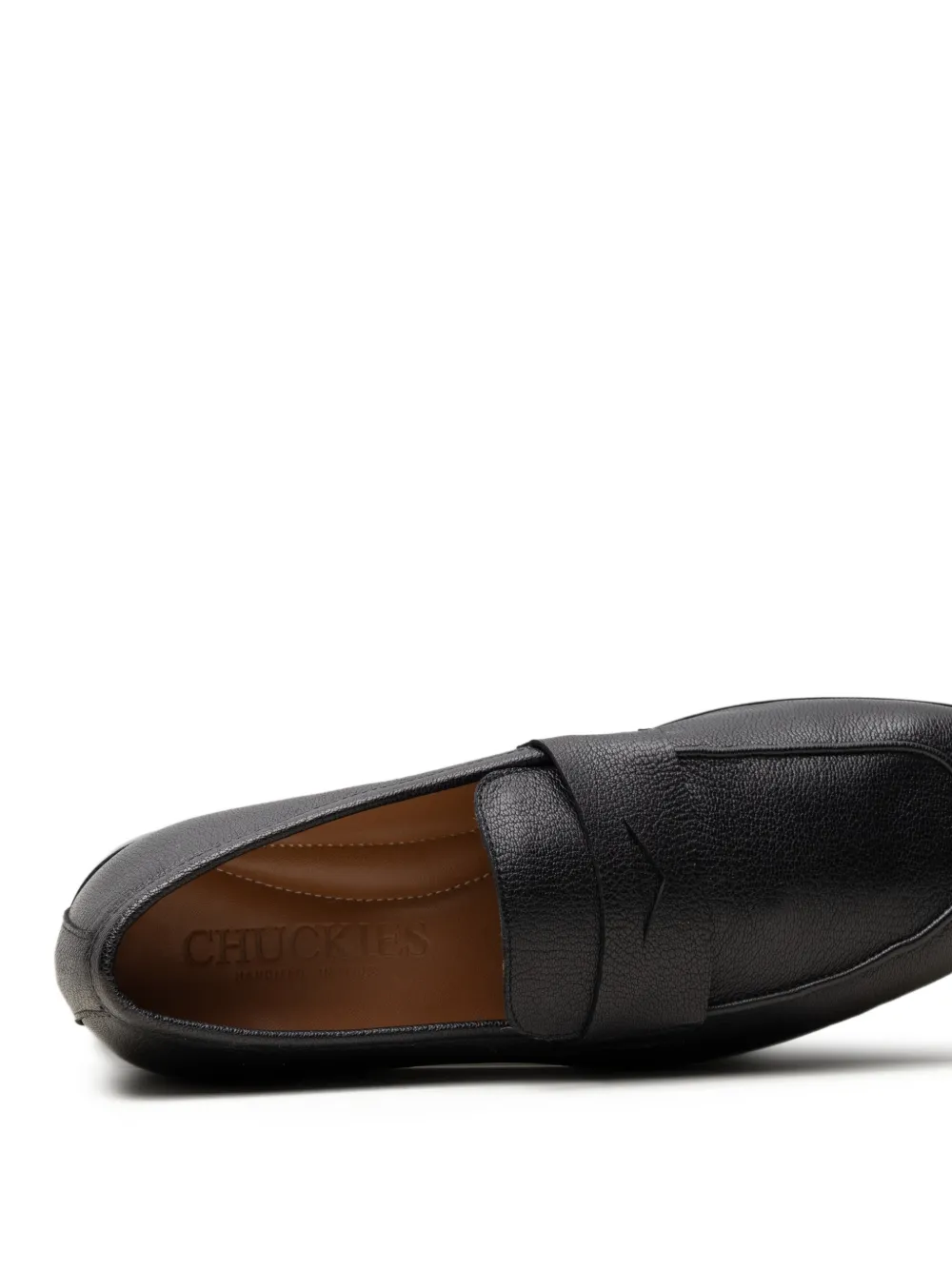 CHUCKIES Leren loafers Zwart