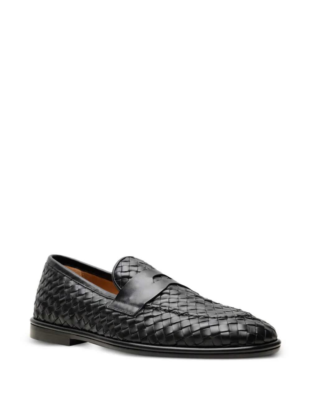 CHUCKIES Leren loafers Zwart