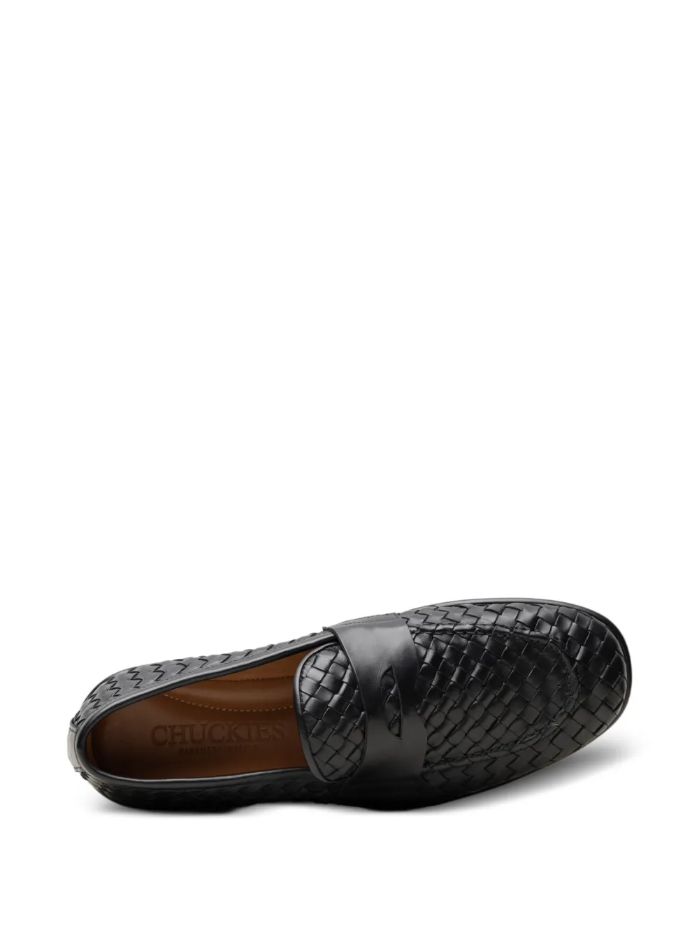 CHUCKIES Leren loafers Zwart