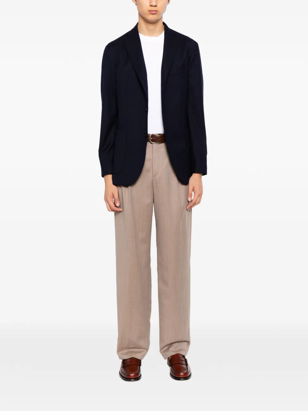 Boglioli Linnen K-jack Blauw