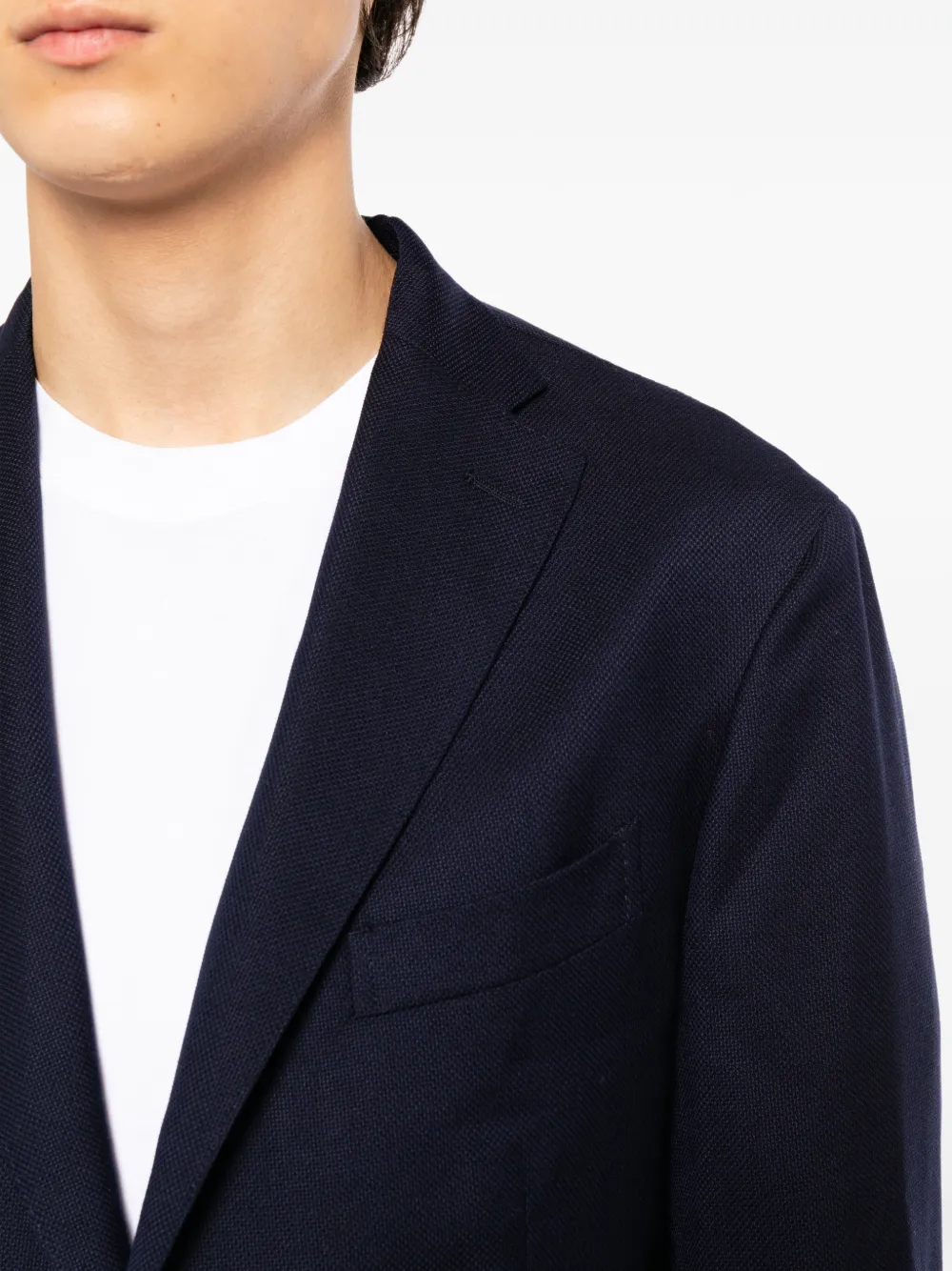 Boglioli Linnen K-jack Blauw