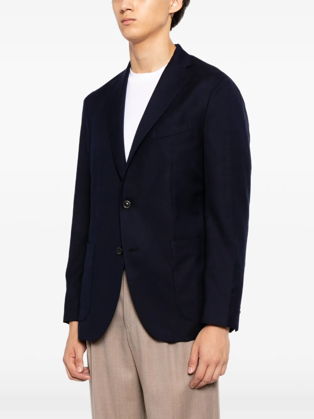 Boglioli Linnen K-jack Blauw
