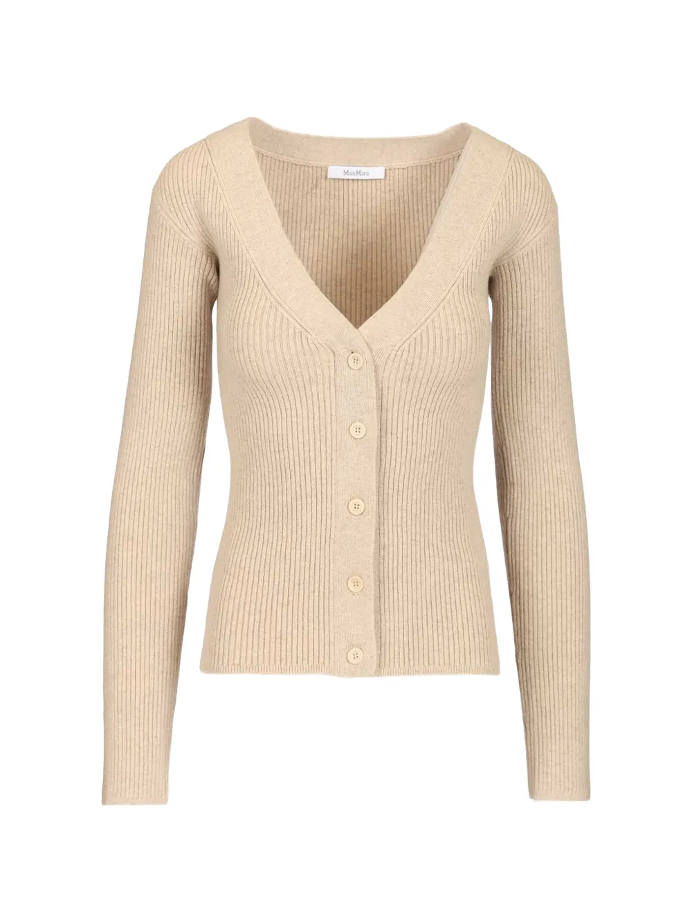 Max Mara Gioiosa ribbed cardigan - Neutrals