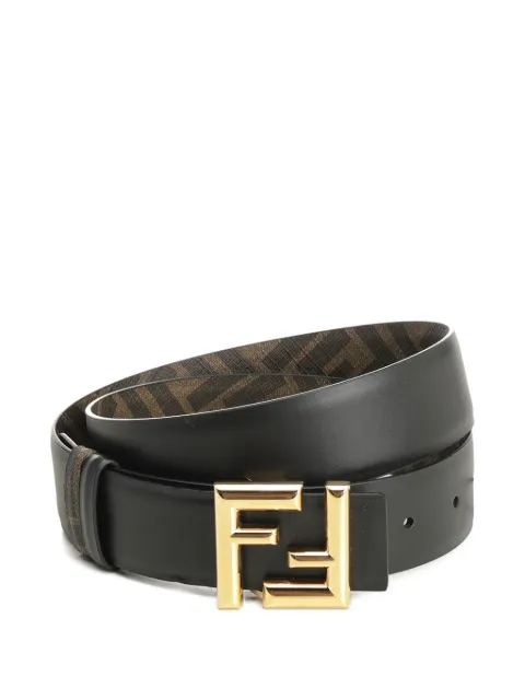 FENDI FF Rounded reversible belt