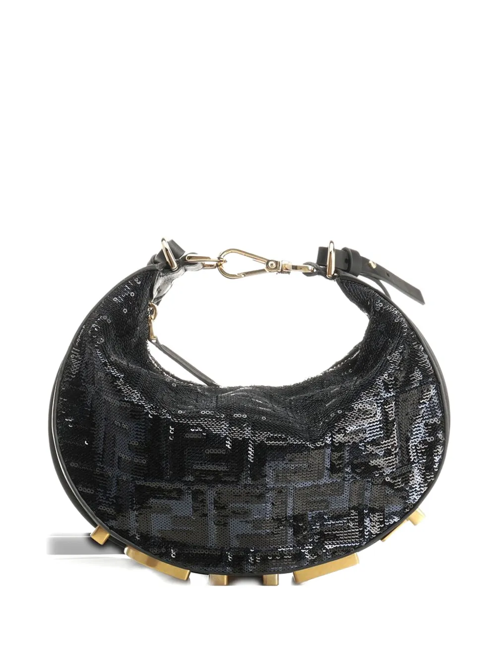 FENDI mini Fendigraphy shoulder bag - Nero