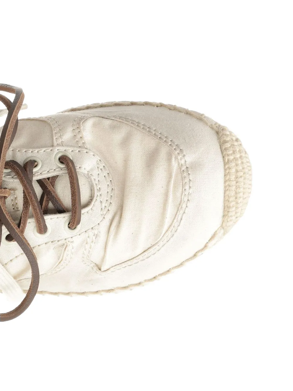 Miu Gymnasium rope-sole sneakers Beige