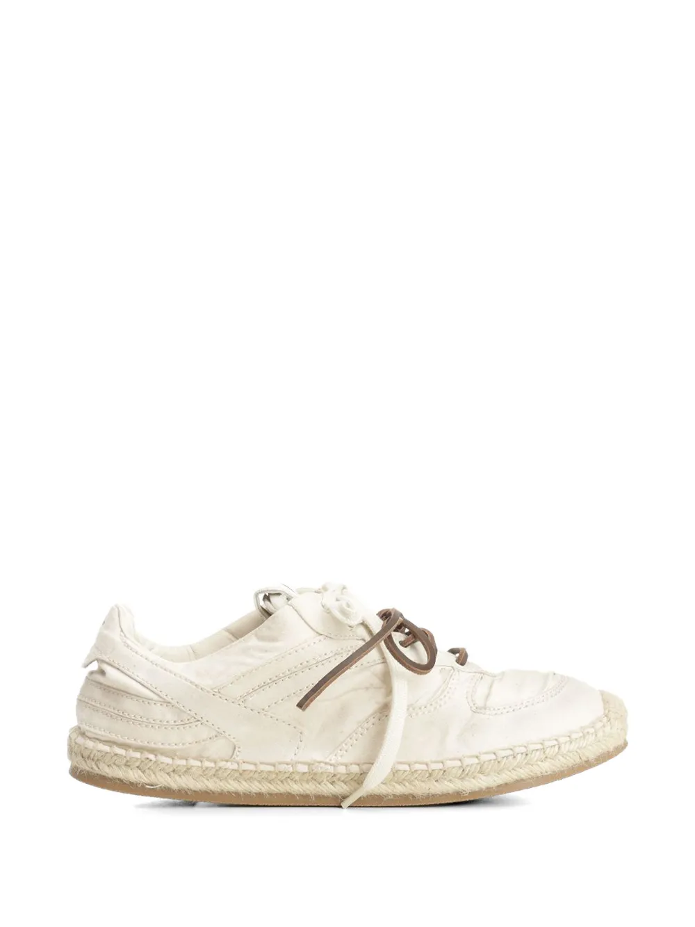 Miu Miu Gymnasium rope-sole sneakers - Nude