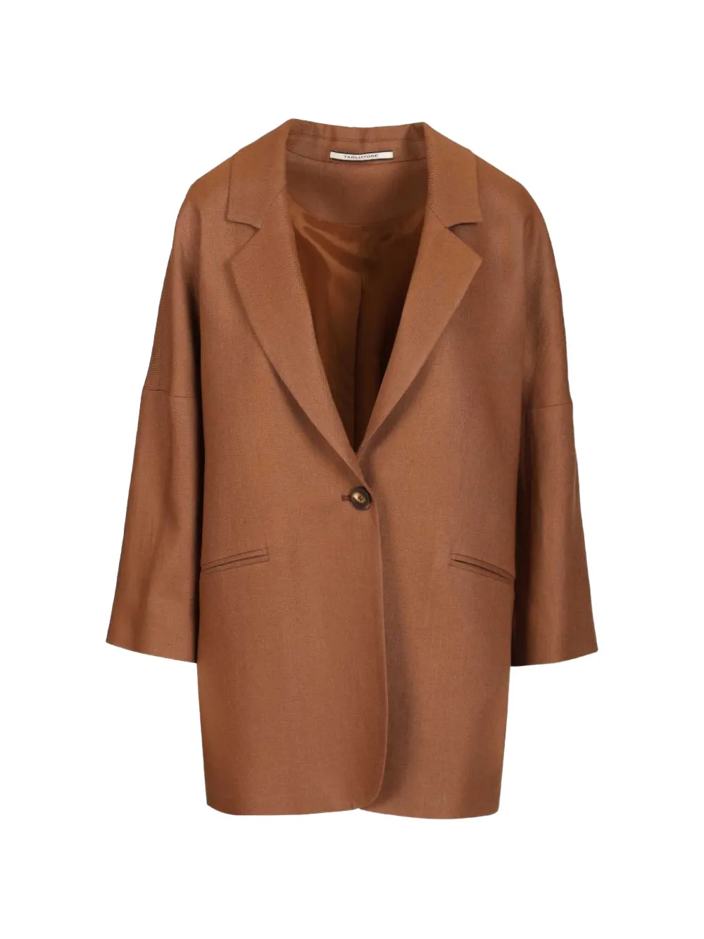 Tagliatore Bruna single-breasted blazer - Brown