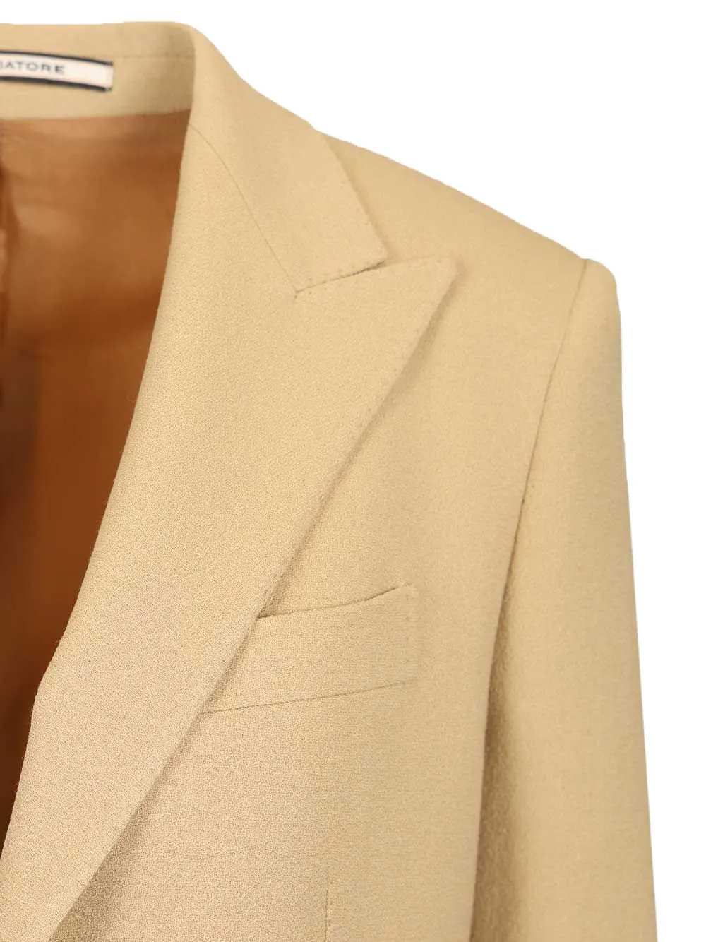 Tagliatore Blazer met enkele rij knopen Beige