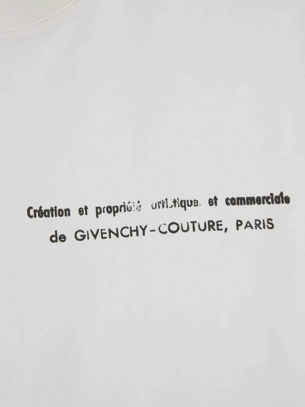 Givenchy T-shirt met logoprint Wit