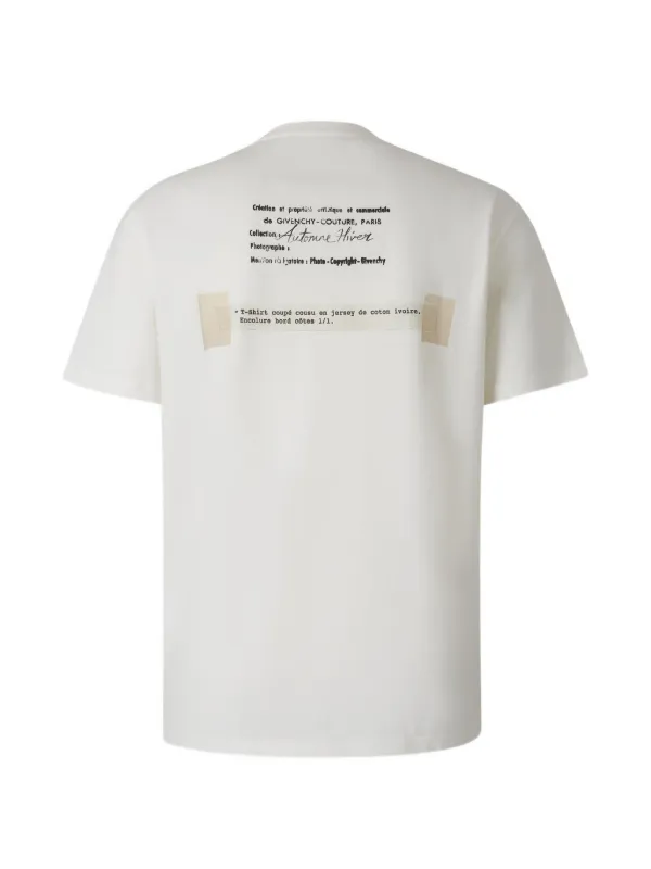 Givenchy logo-print T-shirt | White | FARFETCH AO