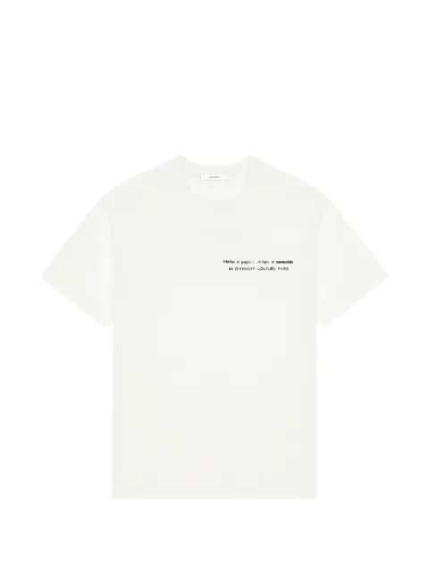 Givenchy T-shirt in cotton with archives print