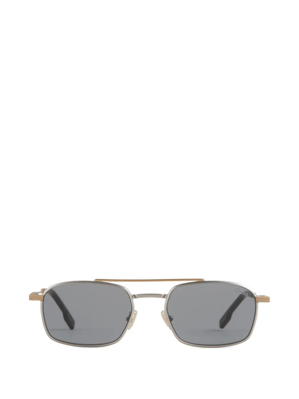 Zegna rectangular-frame sunglasses - Oro
