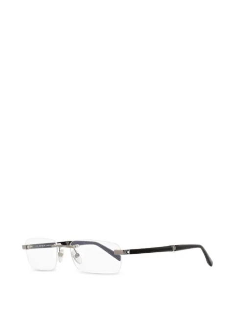 Montblanc rimless rectangular-frame glasses