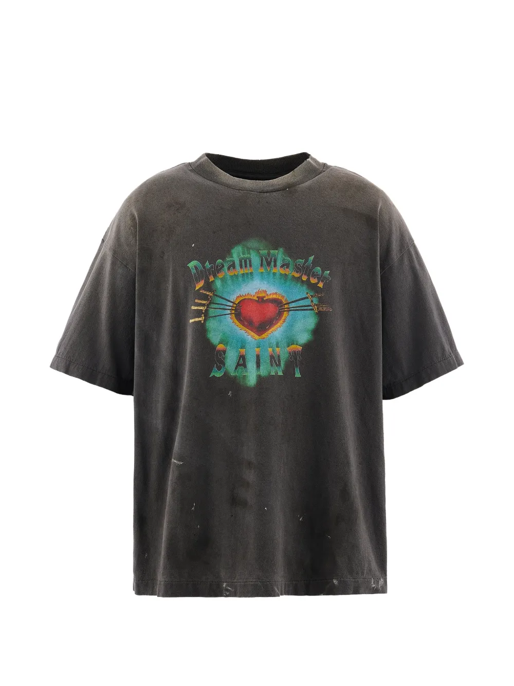 SAINT MXXXXXX graphic-print T-shirt - Grigio