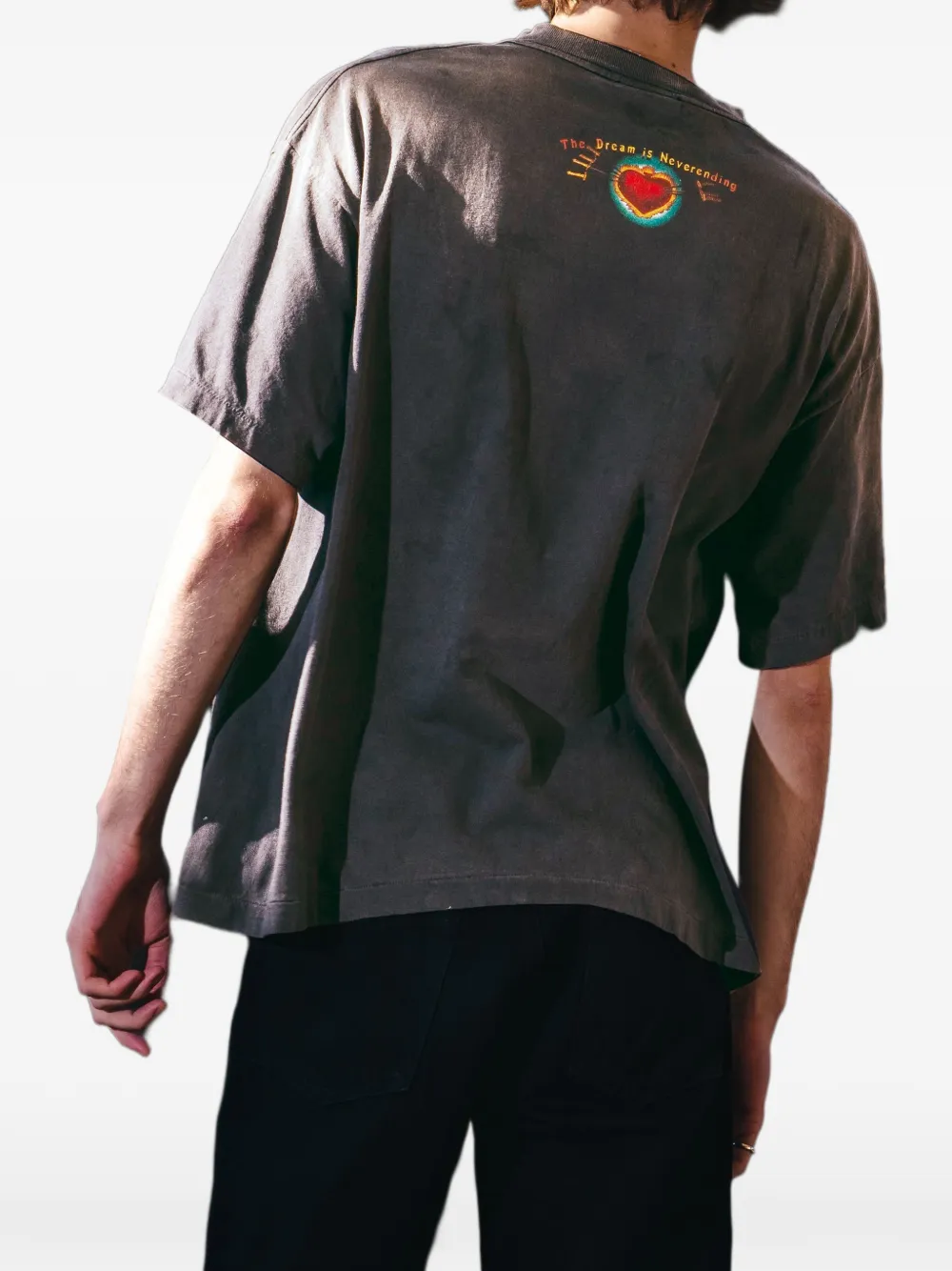 SAINT MXXXXXX T-shirt met grafische print Grijs