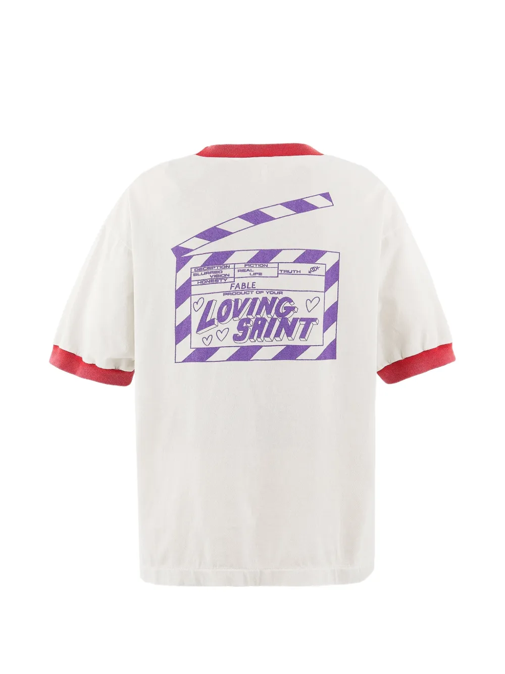 SAINT MXXXXXX T-shirt met print Beige